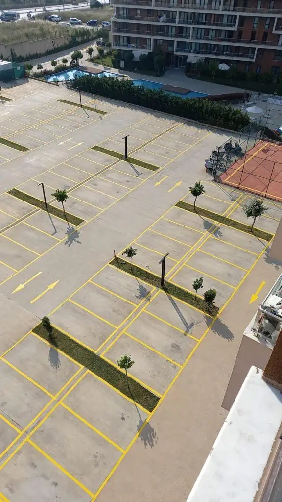 Açık Otopark Çizgi & Zemin İşaretleme