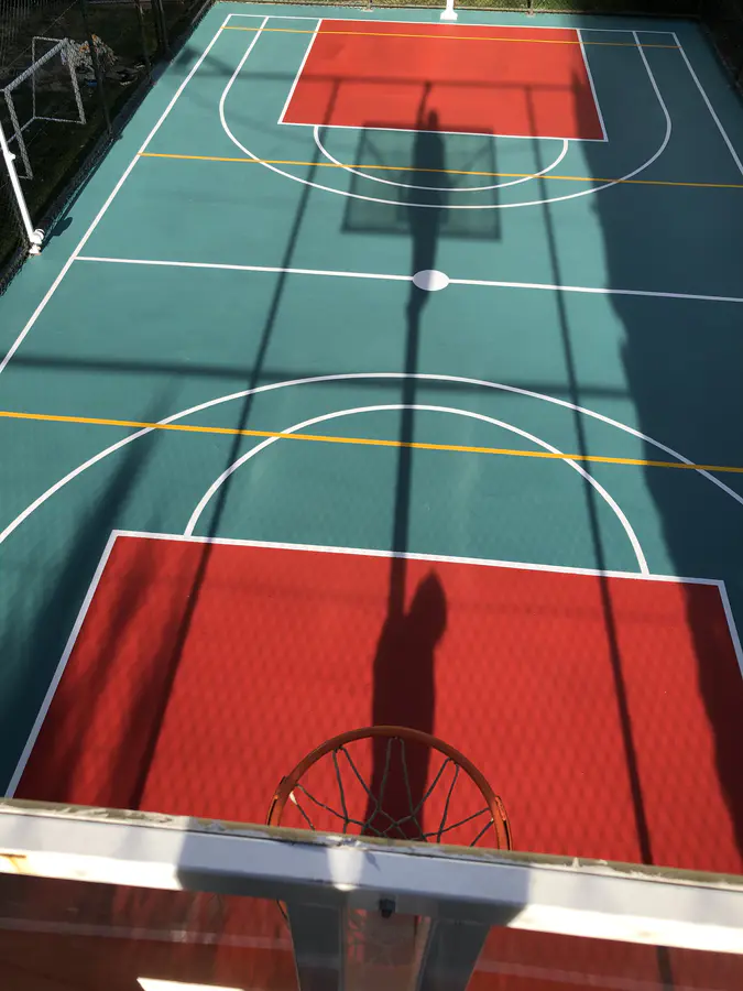 Basketbol Sahası Boyama & Akrilik Kaplama
