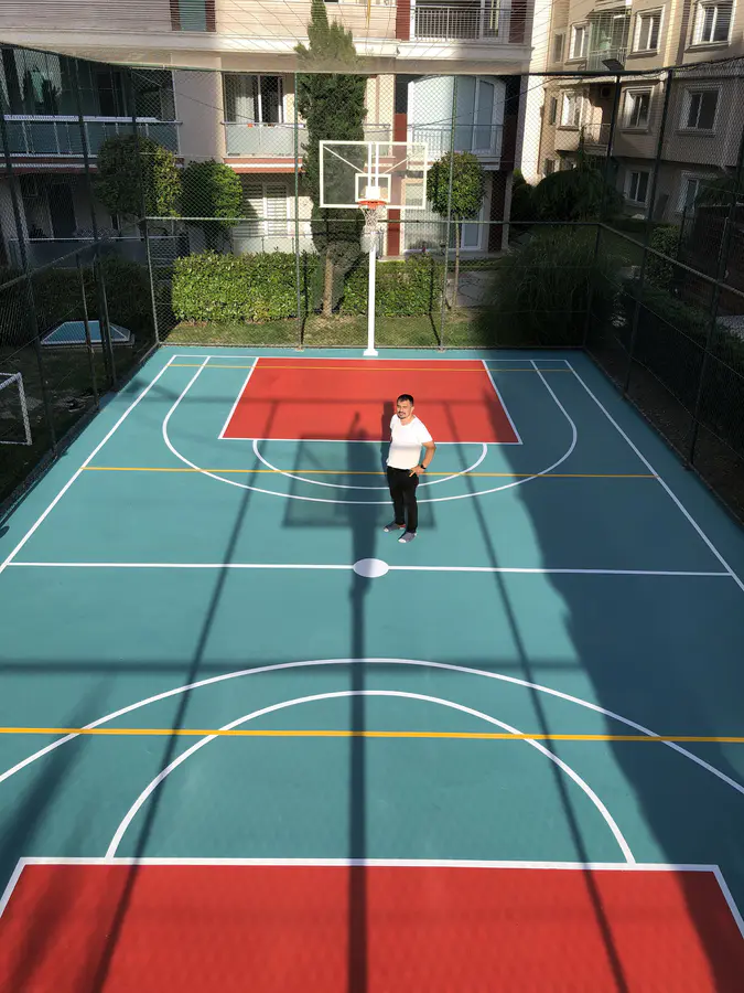 Basketbol Sahası Boyama & Akrilik Kaplama