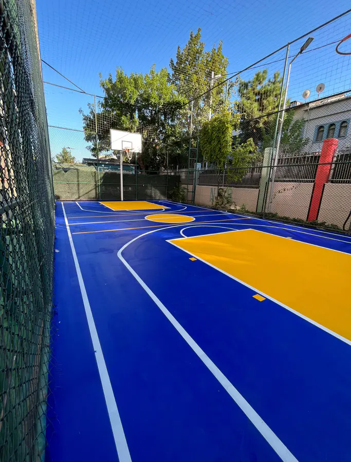 Basketbol Sahası Boyama & Akrilik Kaplama