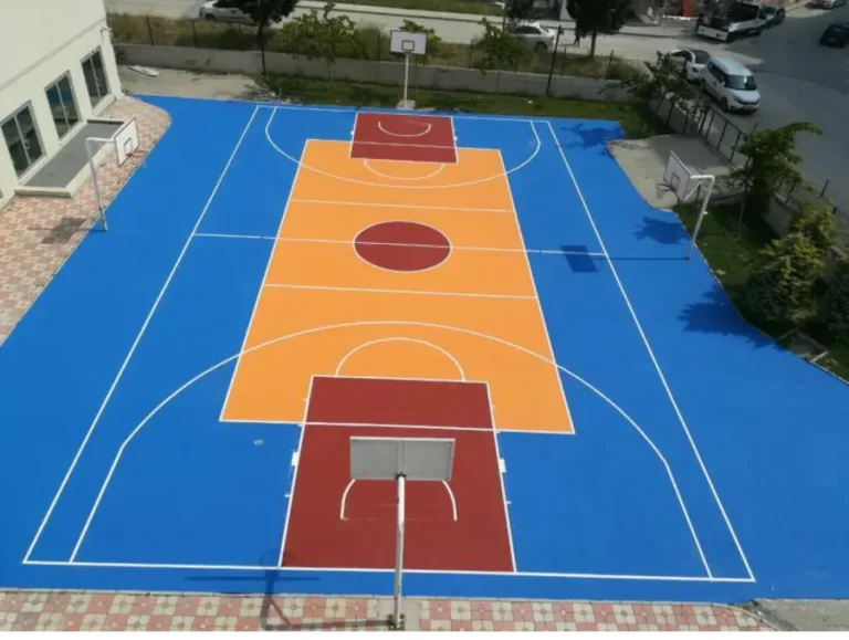 Basketbol Sahası Boyama & Akrilik Kaplama