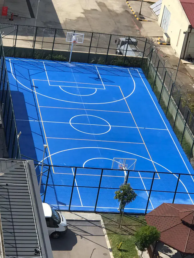 Basketbol Sahası Boyama & Akrilik Kaplama