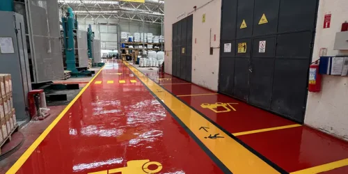 Forklift Yolu & Araç Trafik Çizgileri