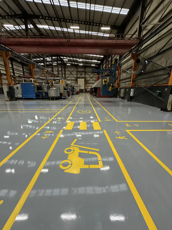 Forklift Yolu & Araç Trafik Çizgileri