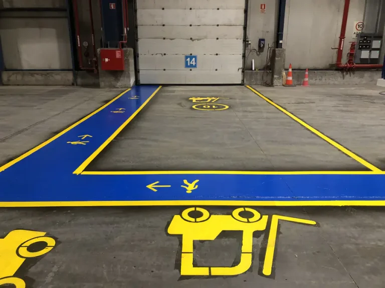 Forklift Yolu & Araç Trafik Çizgileri