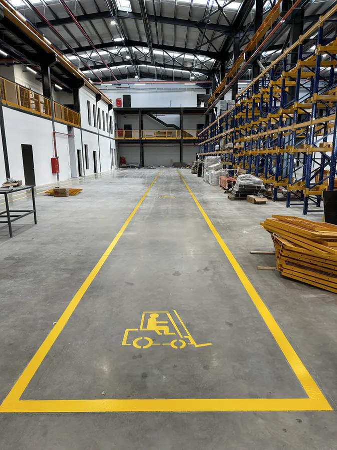 Forklift Yolu & Araç Trafik Çizgileri