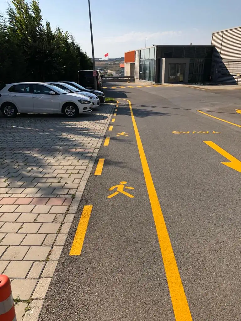 Fabrika İçi Yol Çizgileri