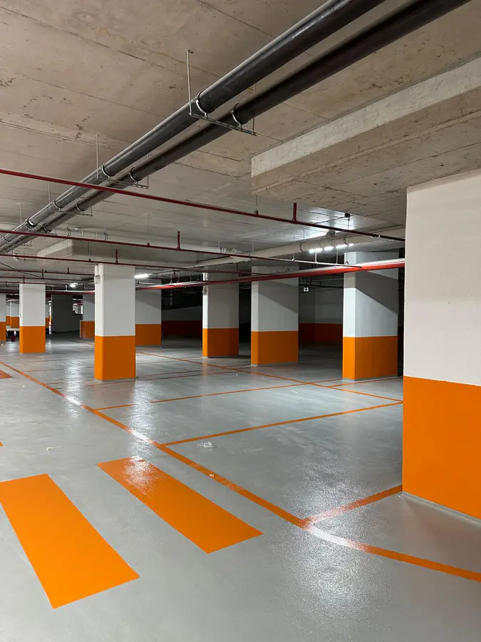 Kapalı Otopark Yol Çizgisi & Boyama