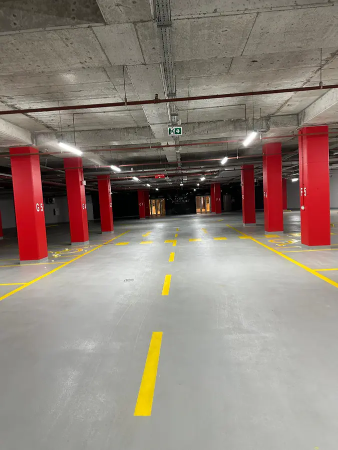 Kapalı Otopark Yol Çizgisi & Boyama