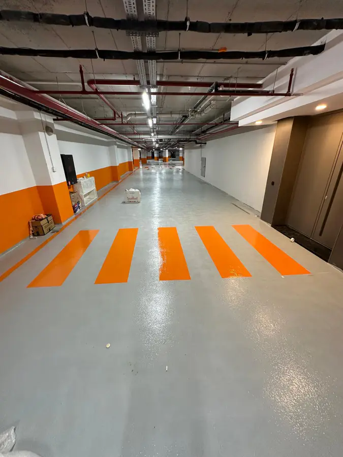 Kapalı Otopark Yol Çizgisi & Boyama
