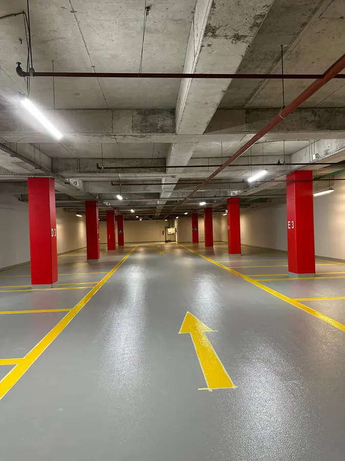 Kapalı Otopark Yol Çizgisi & Boyama