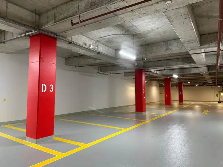 Kapalı Otopark Yol Çizgisi & Boyama