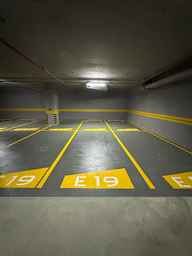 Kapalı Otopark Yol Çizgisi & Boyama