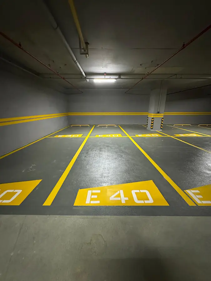 Kapalı Otopark Yol Çizgisi & Boyama