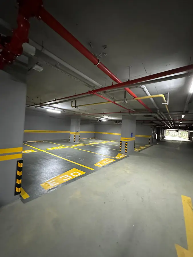 Kapalı Otopark Yol Çizgisi & Boyama