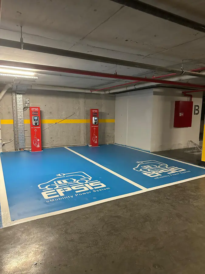 Kapalı Otopark Yol Çizgisi & Boyama