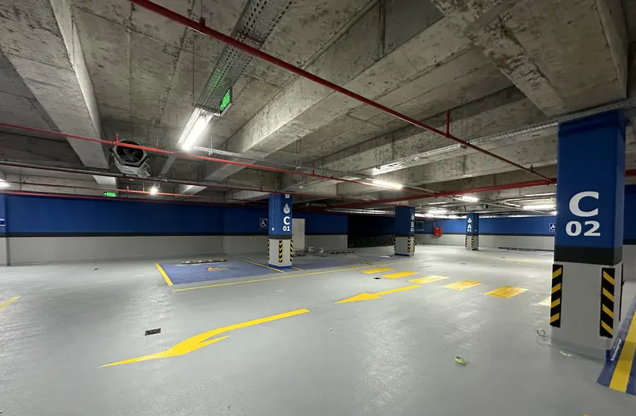 Kapalı Otopark Kolon, Duvar & Kuşak Boyama