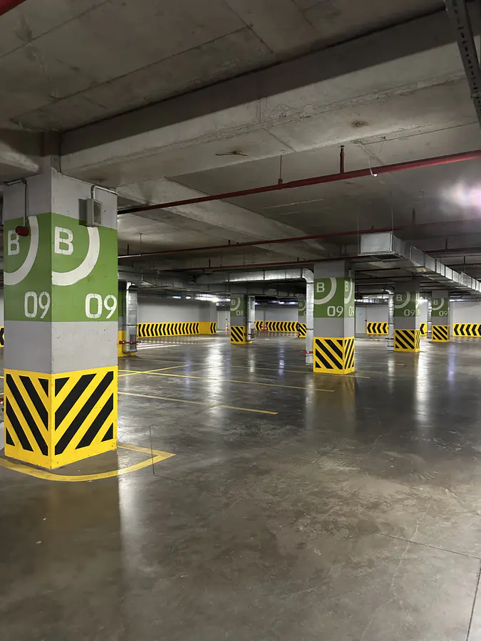 Kapalı Otopark Kolon, Duvar & Kuşak Boyama