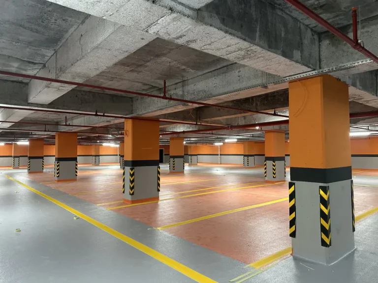 Kapalı Otopark Kolon, Duvar & Kuşak Boyama