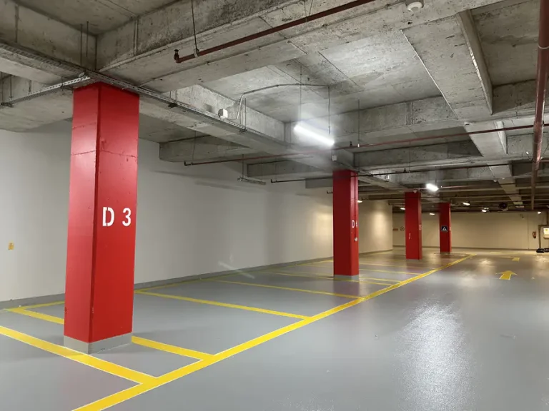 Kapalı Otopark Kolon, Duvar & Kuşak Boyama