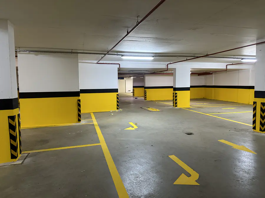 Kapalı Otopark Kolon, Duvar & Kuşak Boyama